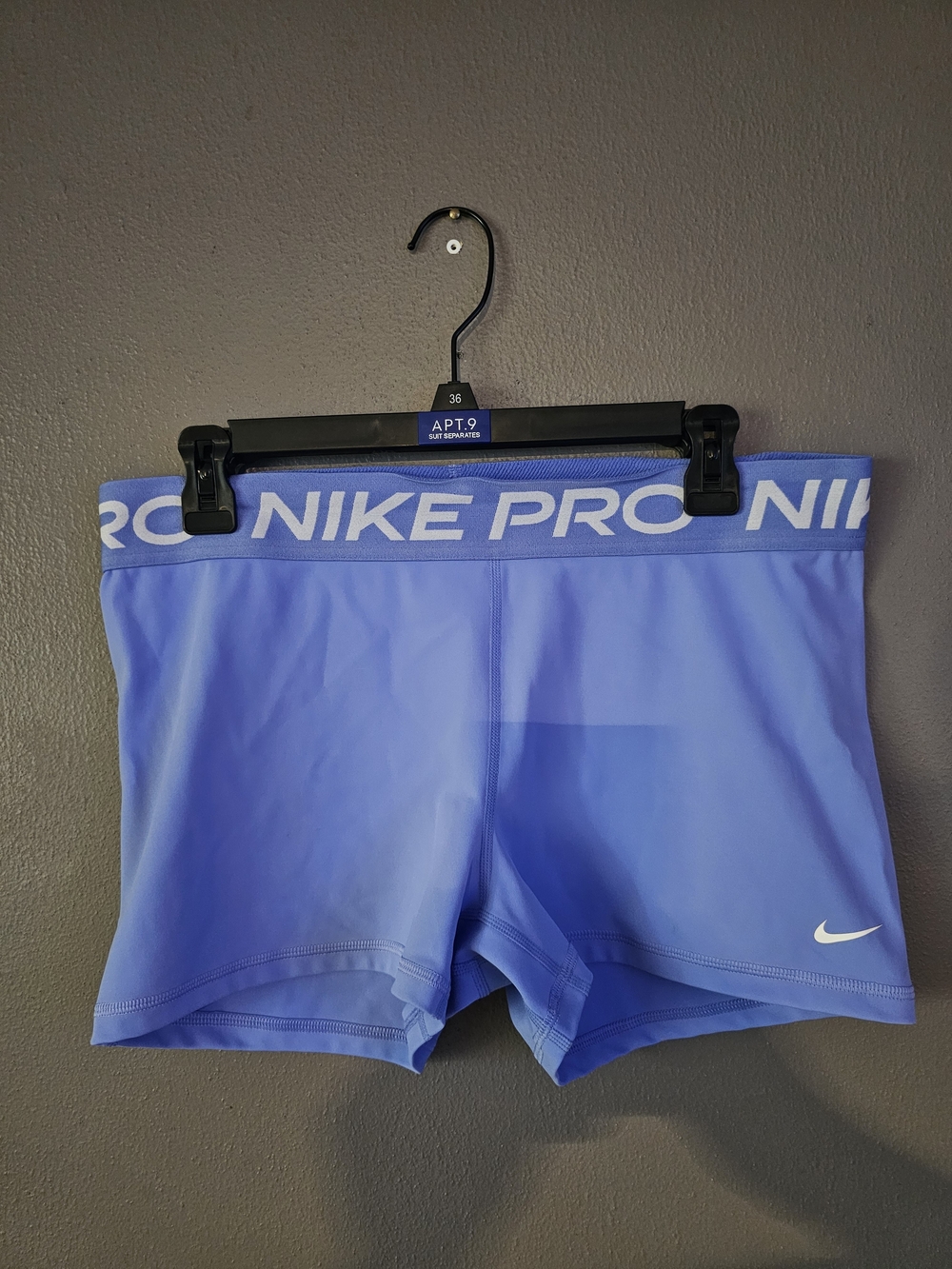 Nike Pro Women's Athletic Shorts in Periwinkle